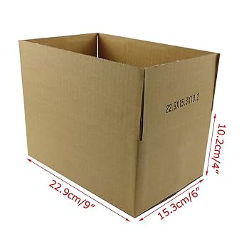 Amazon.co.jp: Moving Boxes 段ボール箱 9×6×4インチ 25パック